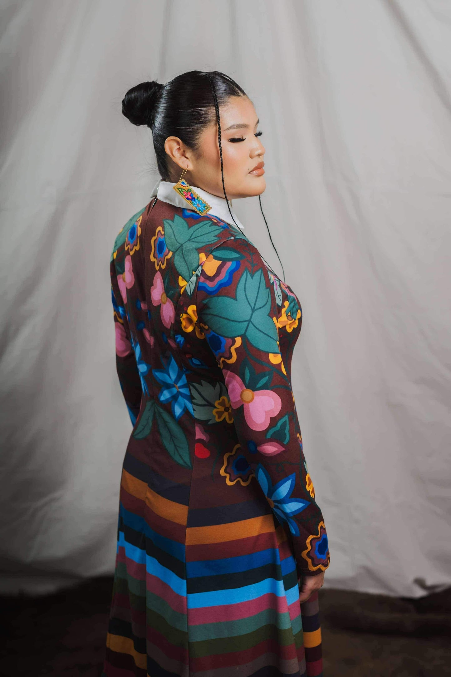 Long Sleeve Collar Dress
