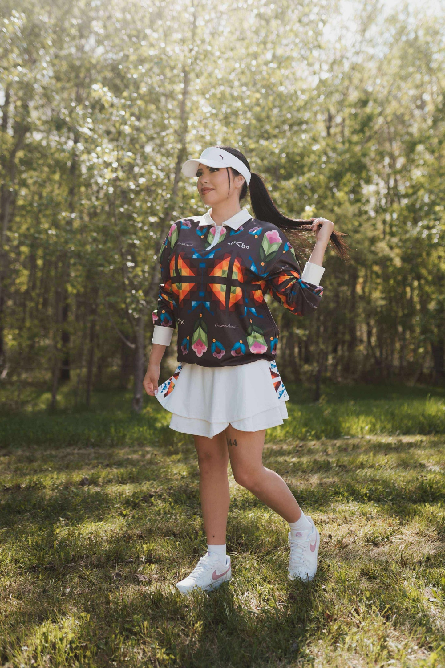 White Ruffle Mini Skirt (Pre Order)