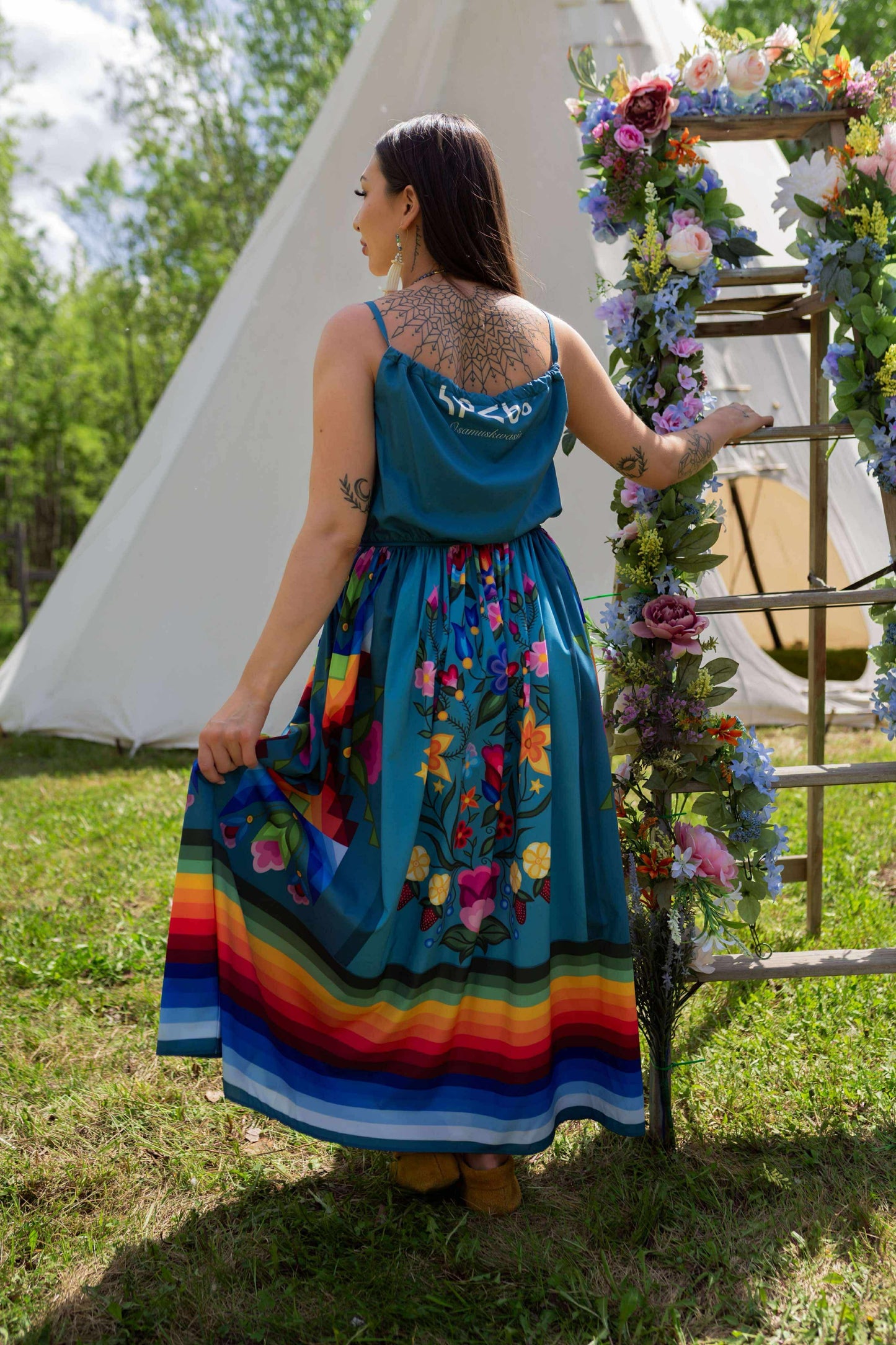 Teal Tank Top Dress