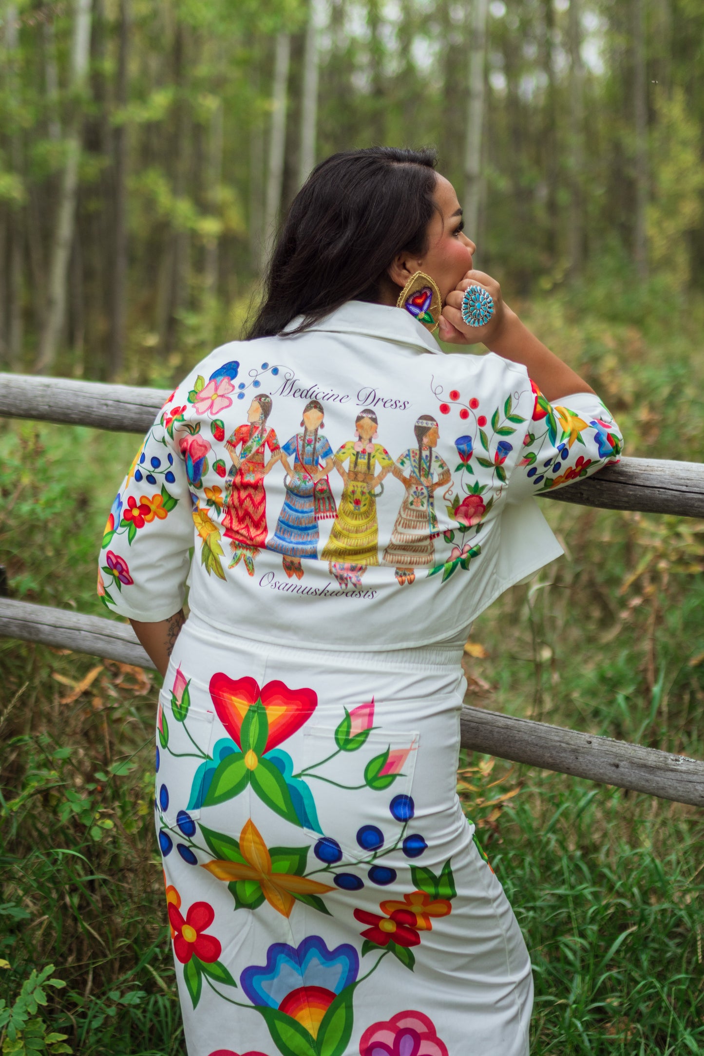 Cropped Mid Sleeve Jacket (Pre order)