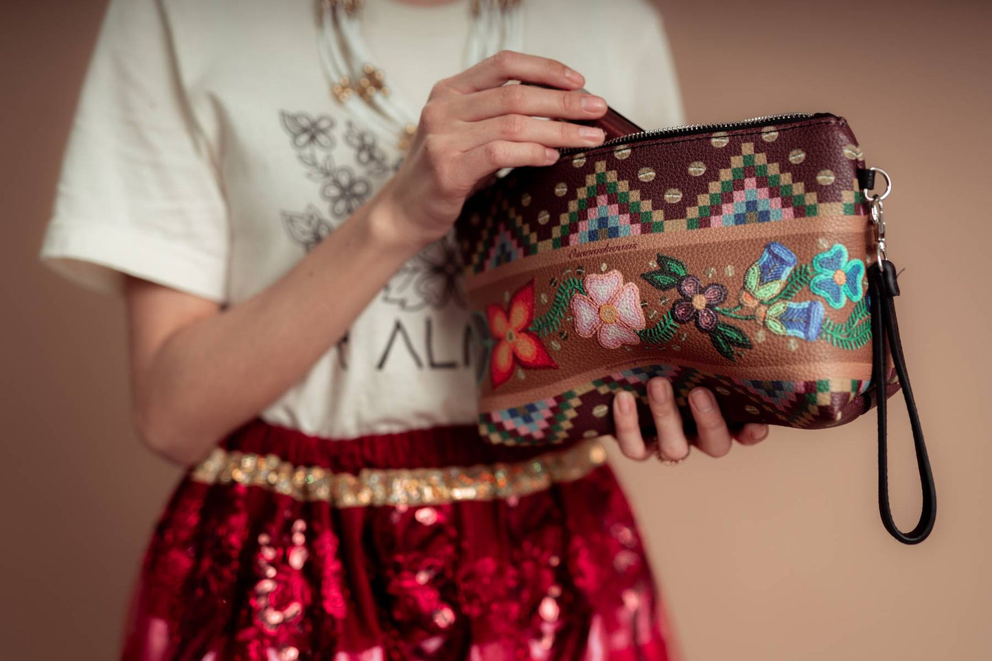 Vegan Leather Makeup Bag (Made to order)