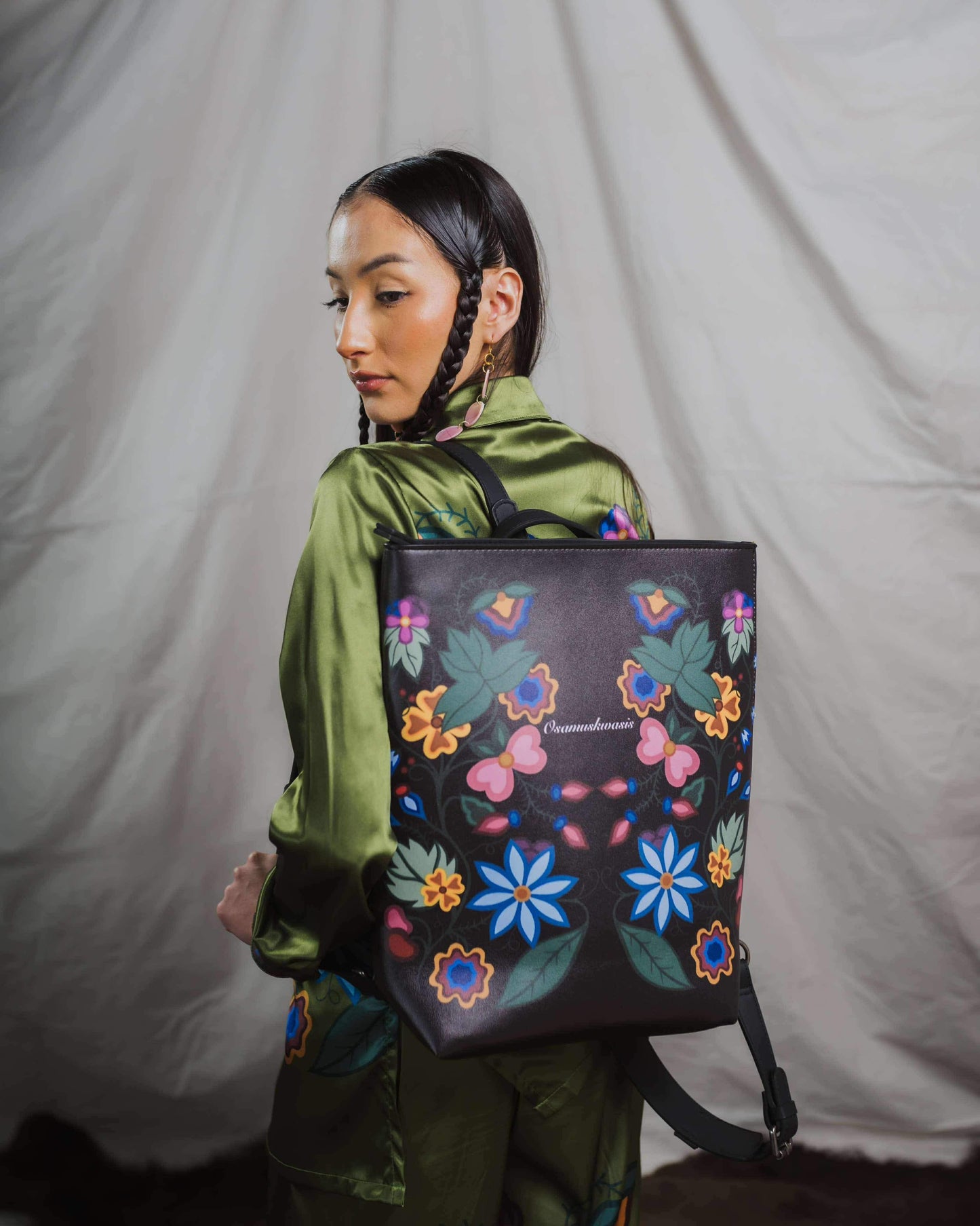 Vegan Leather Back Pack (made to order)