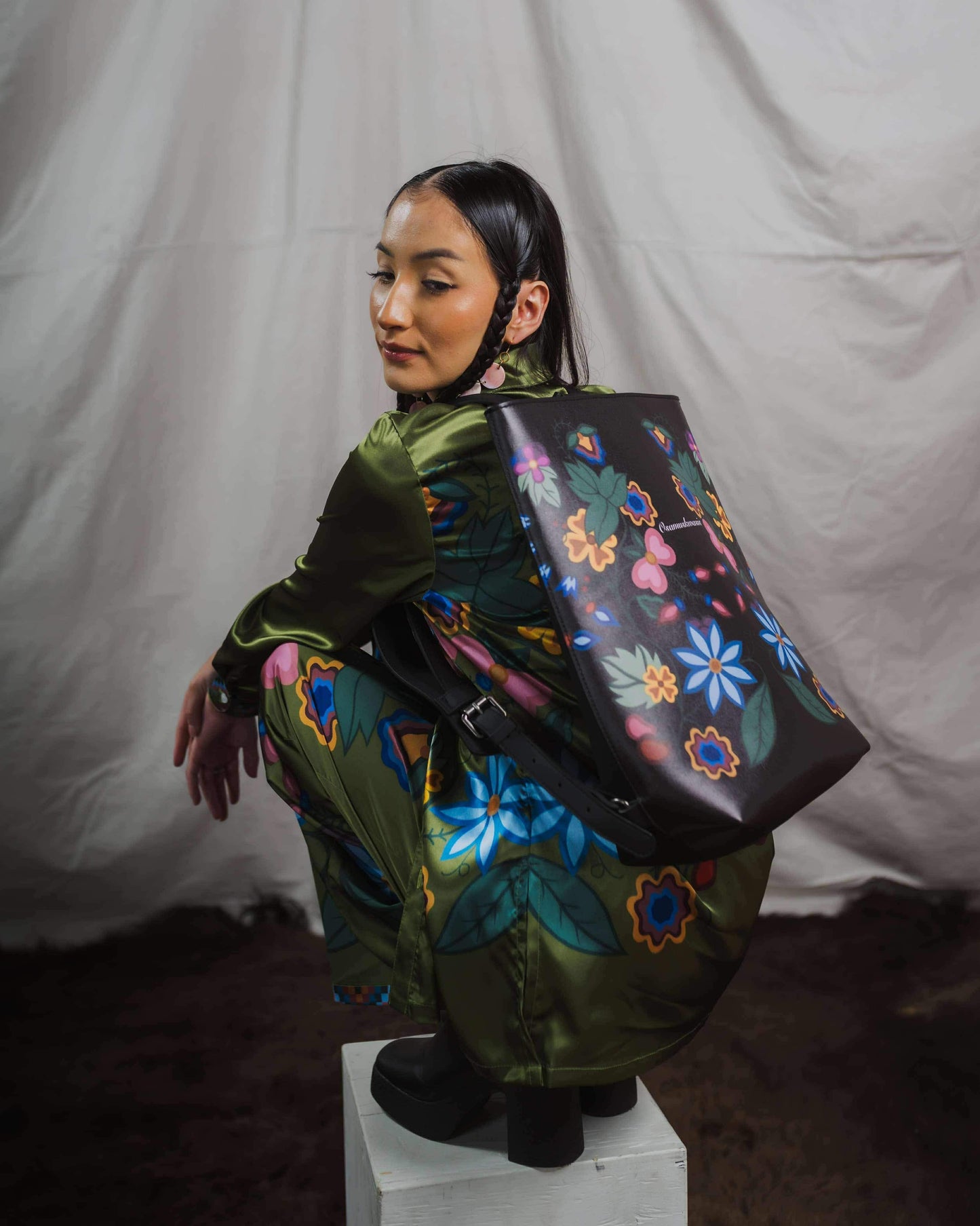 Vegan Leather Back Pack (made to order)