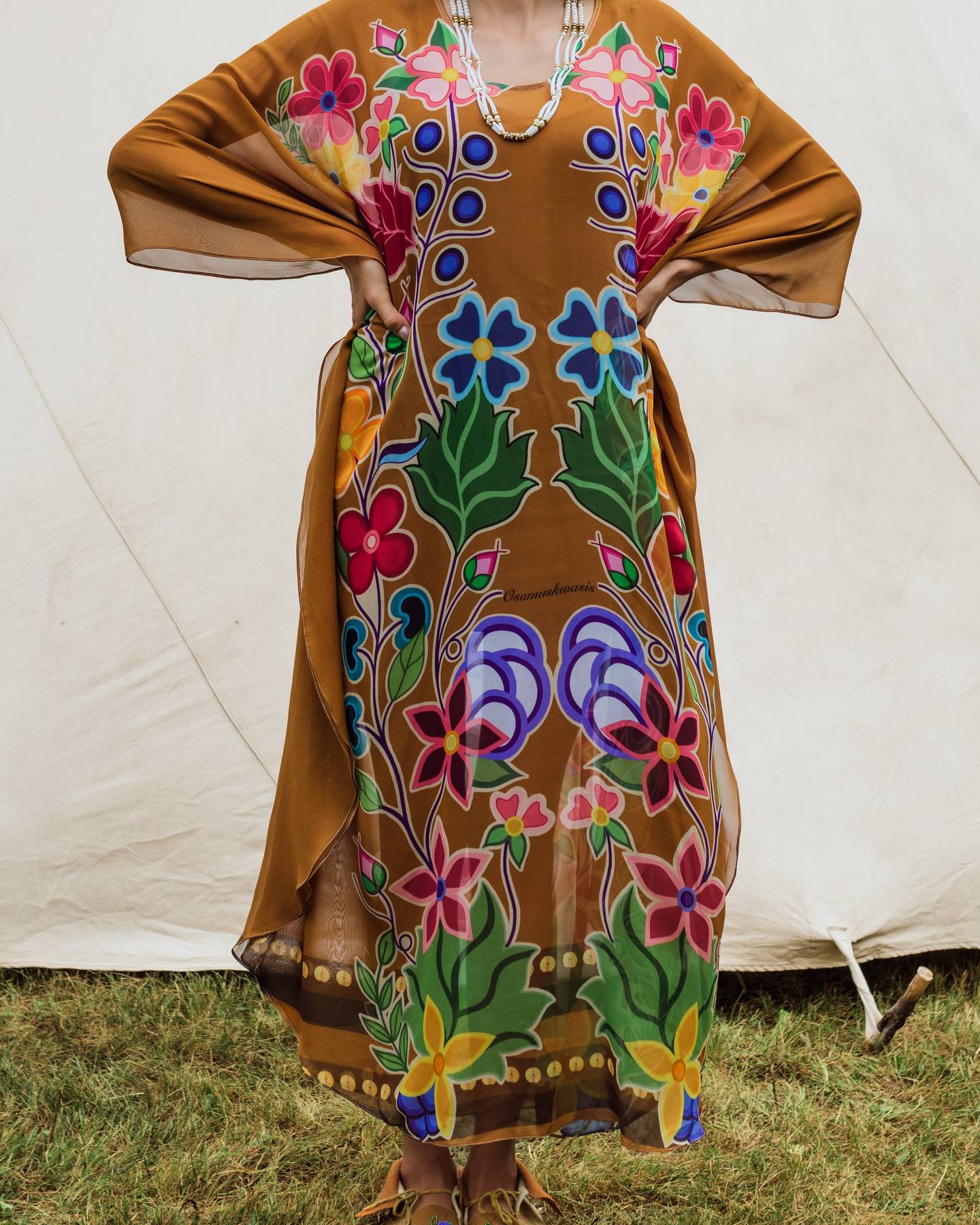 100% luxury silk Kaftan (made to order)