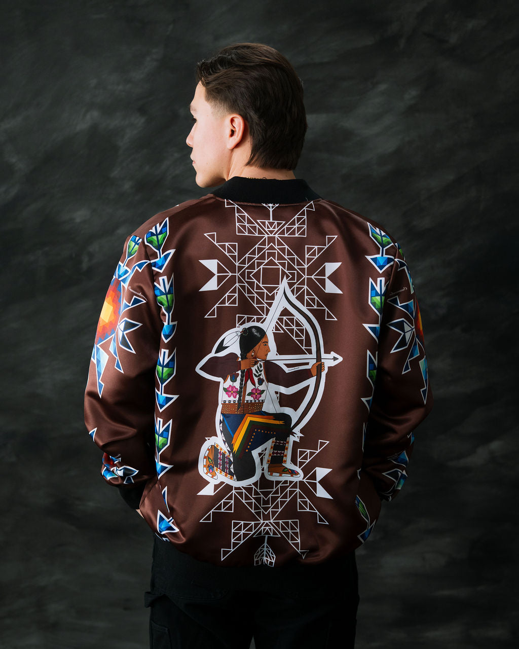 Okichitaw Bomber Jacket Unisex (Made to order)