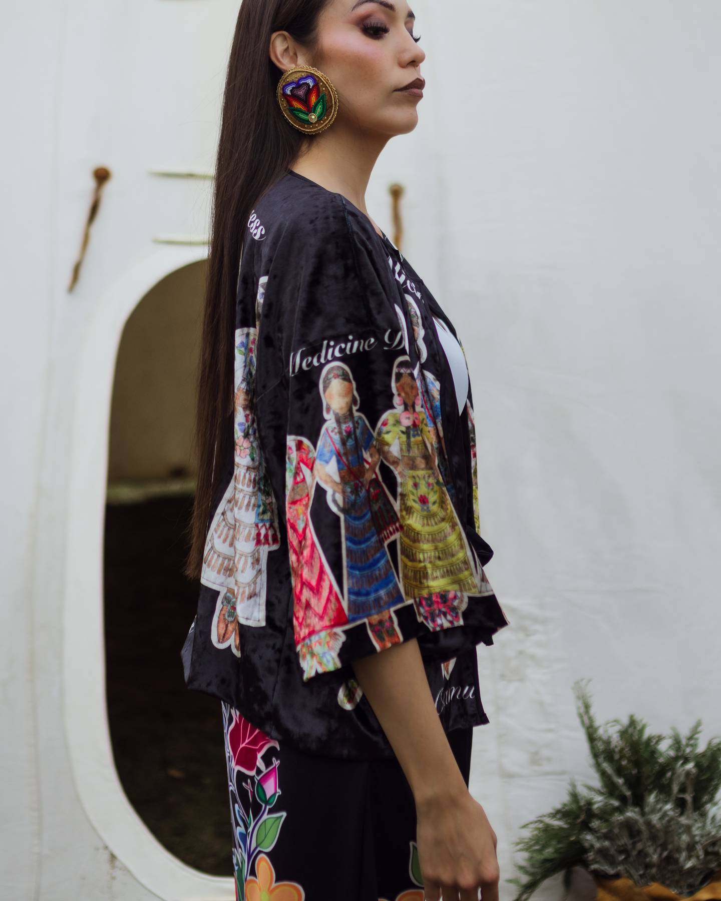 Velvet kimono jacket (Made to order)