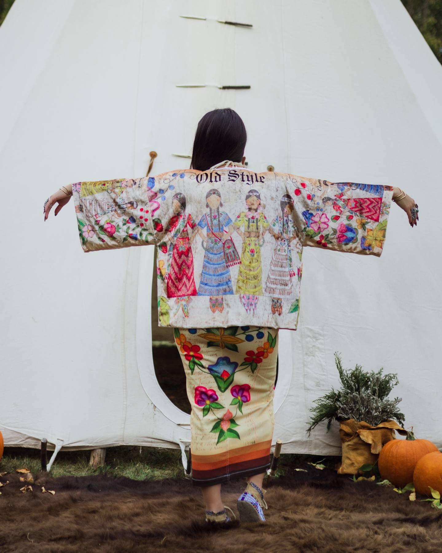 Velvet kimono jacket (Made to order)