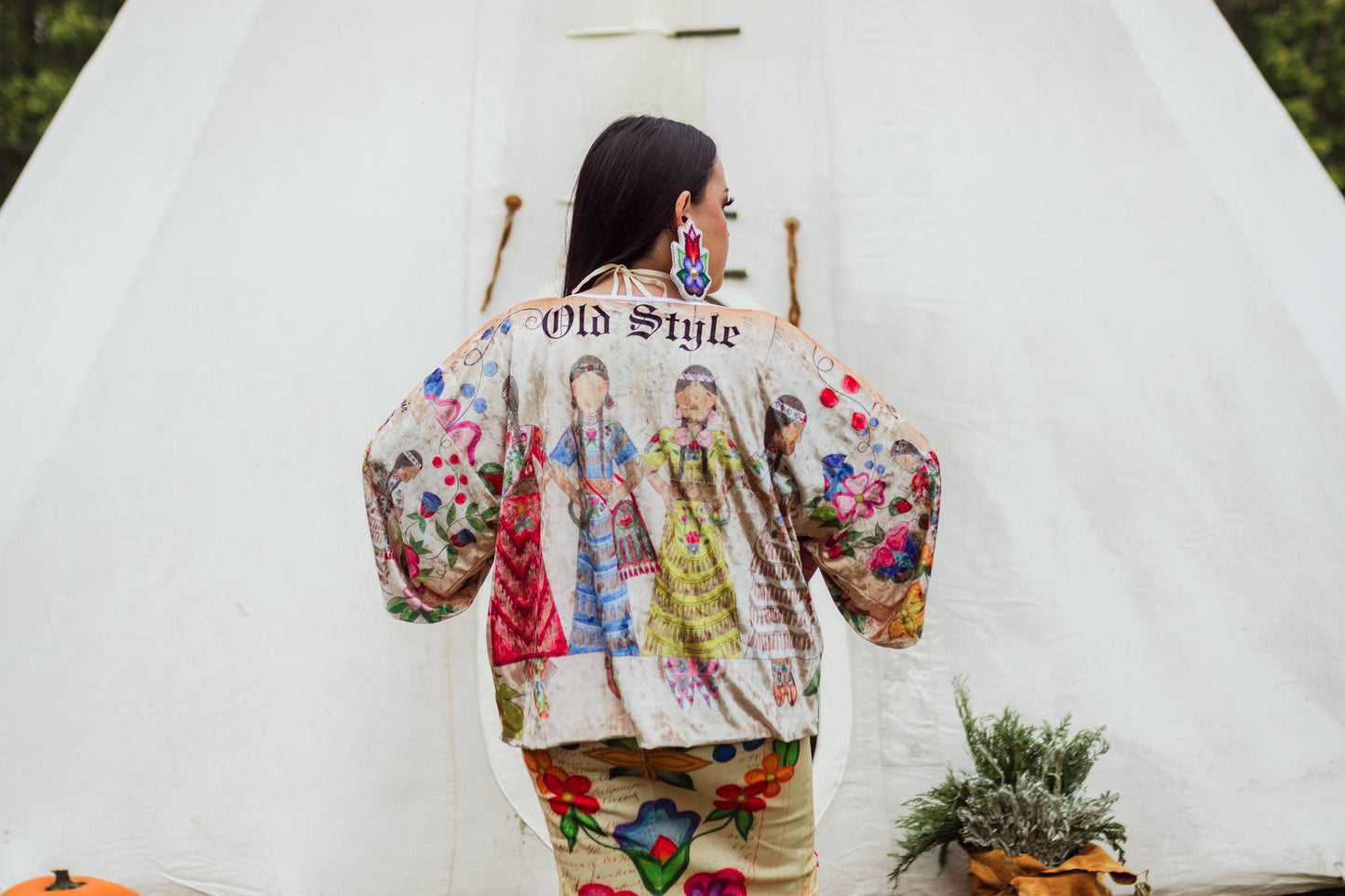 Velvet kimono jacket (Made to order)