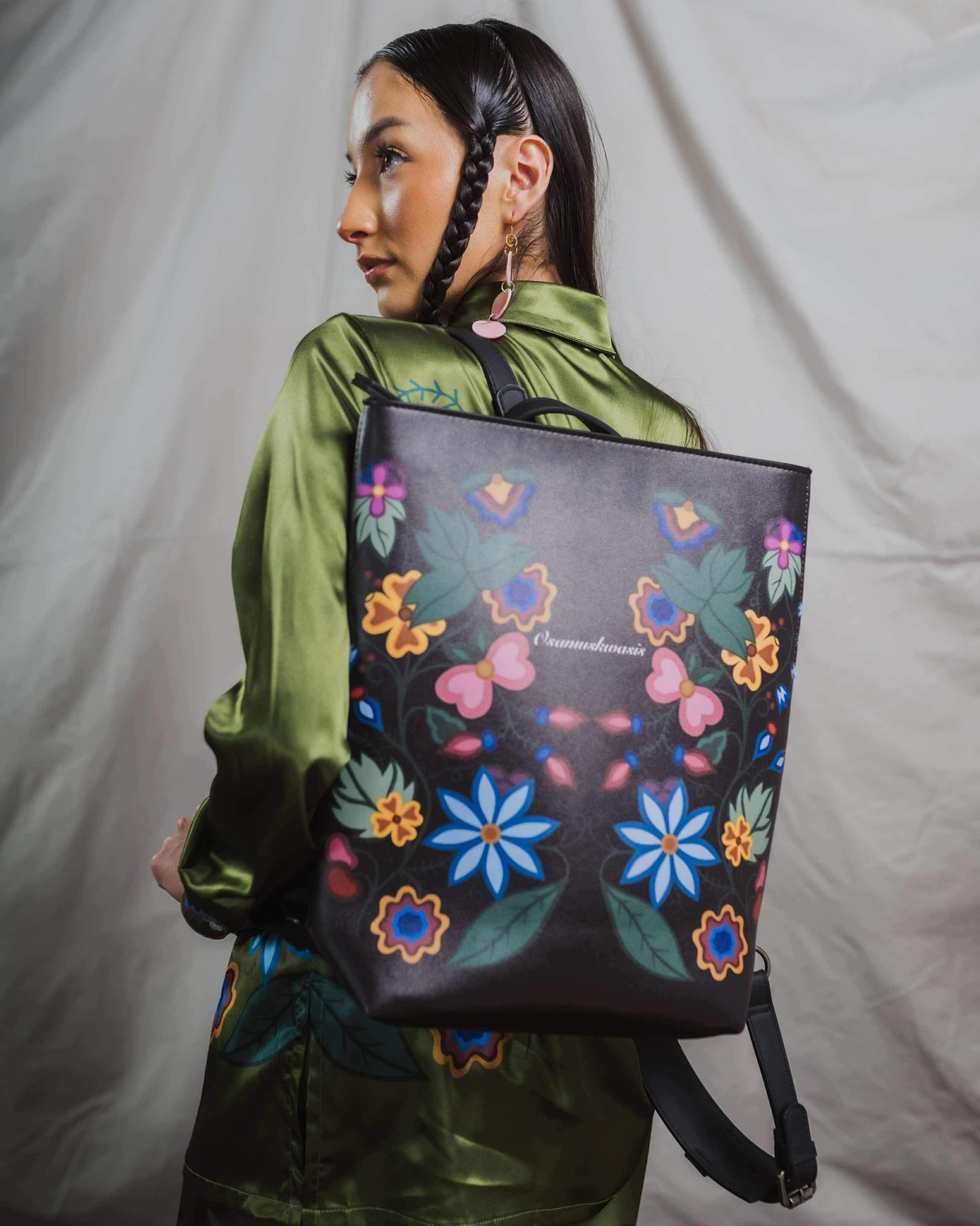 Vegan Leather Back Pack (made to order)