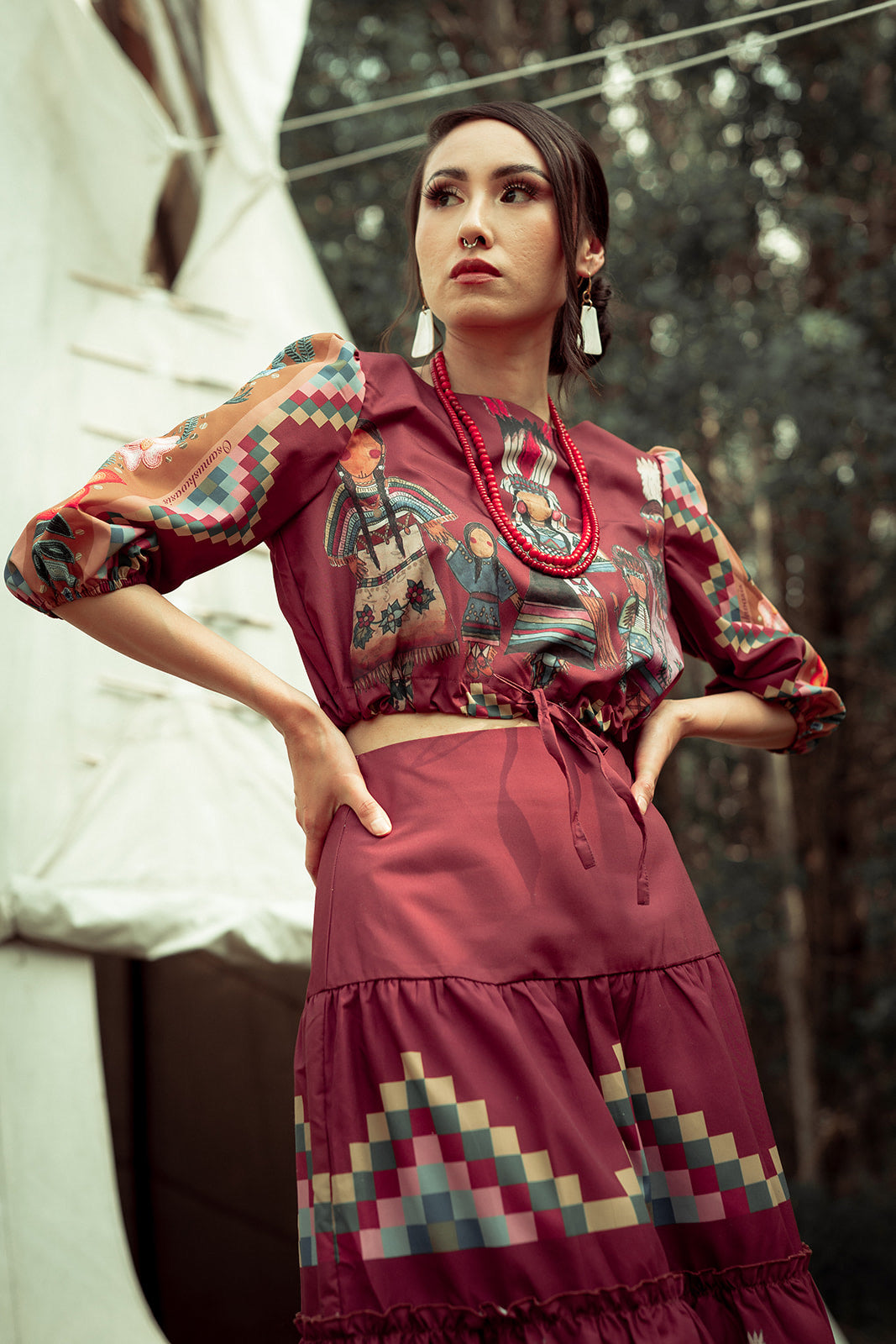 Red Earth Paint Top