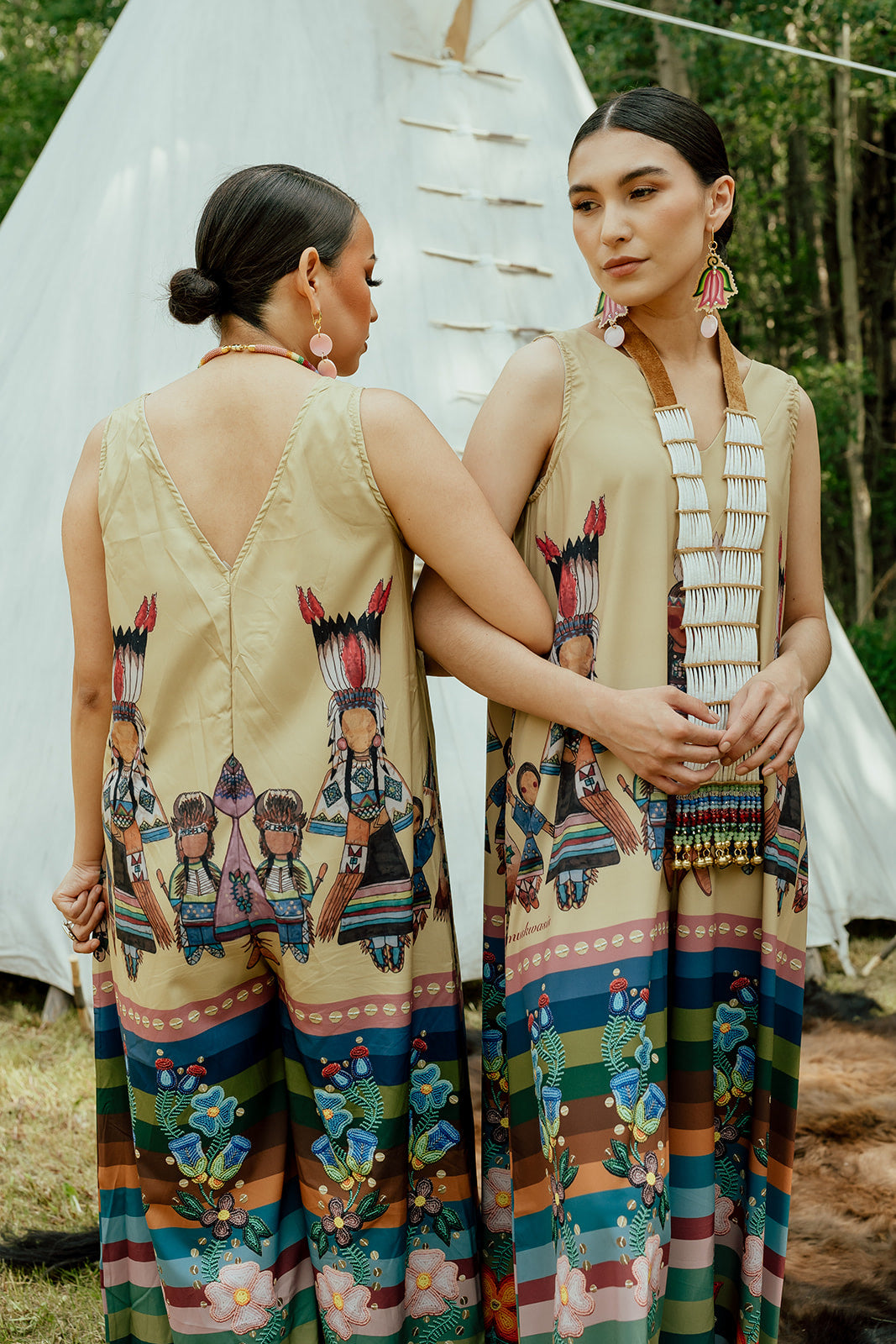 Ribbon Romper (Greasy Yellow)