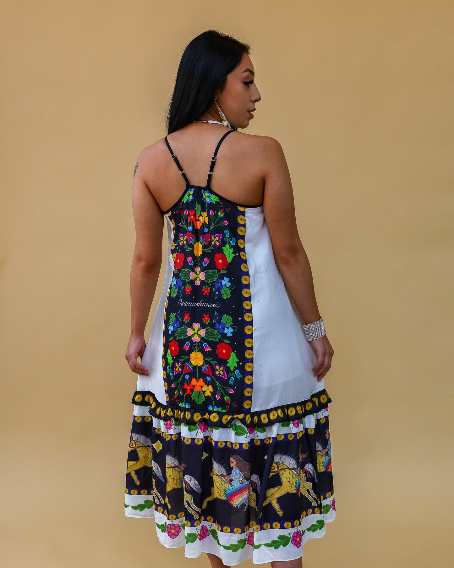 Nehiyaw Floral Maxi Dress