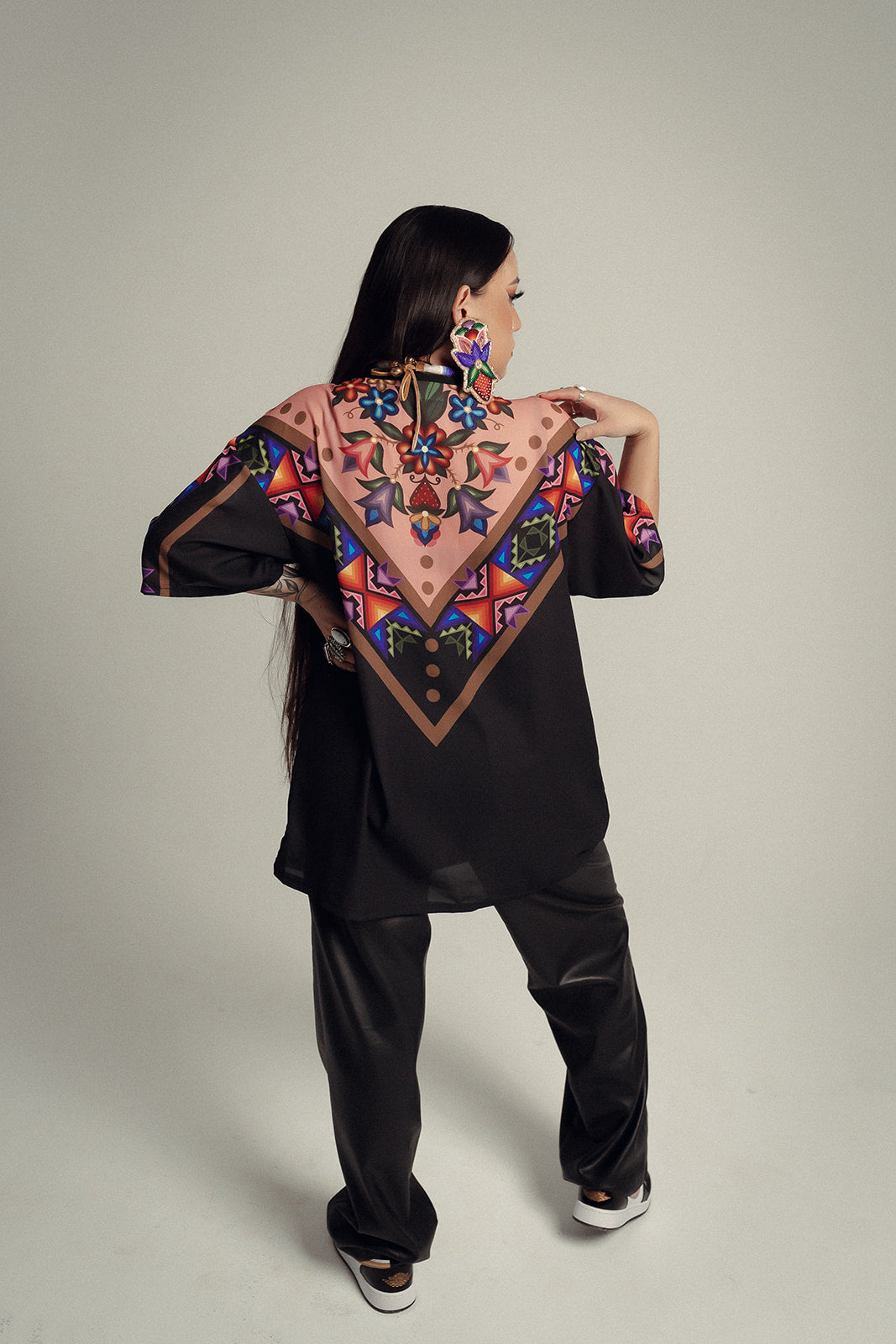 Oversized Chiffon Tee