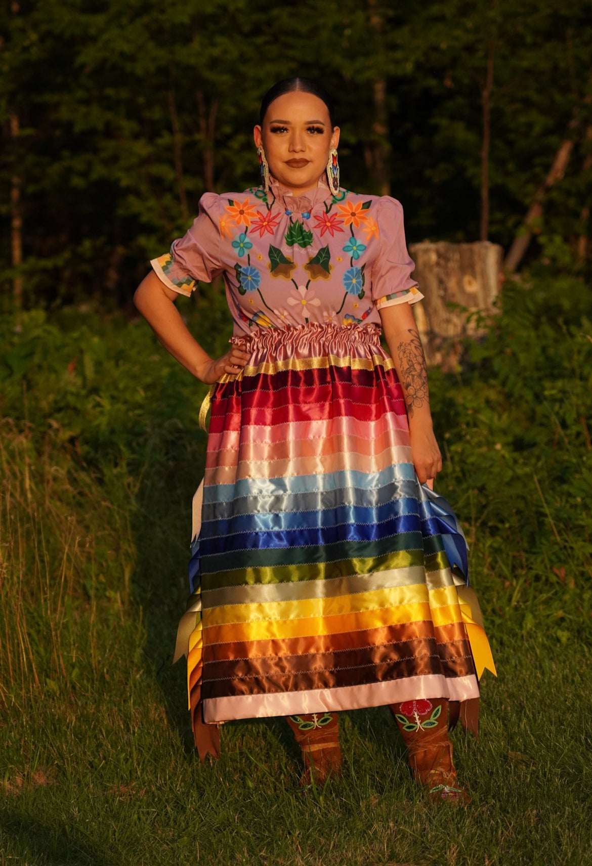 Old Style Pink Blouse