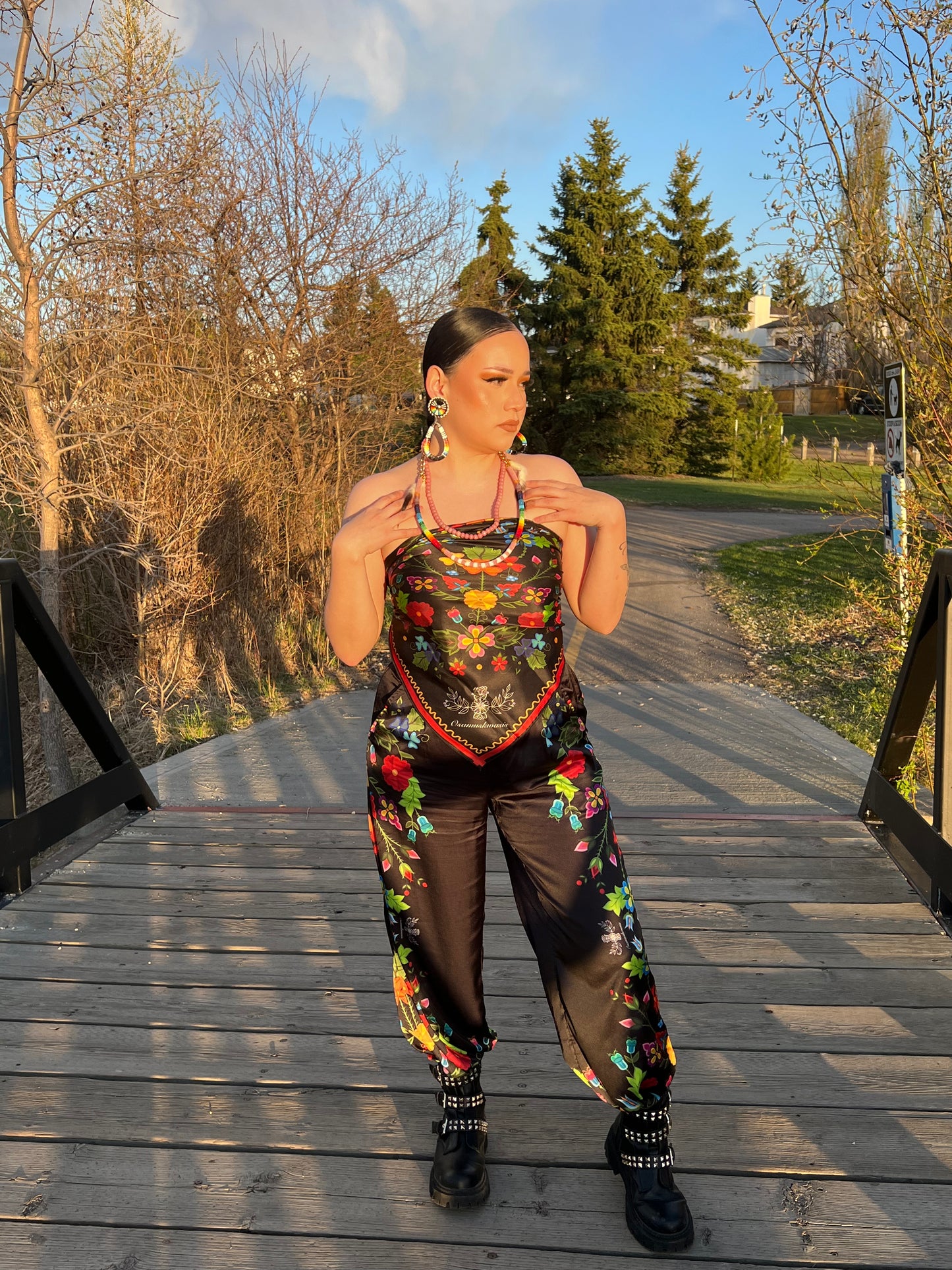 Silk Modal Square Kokom Scarf