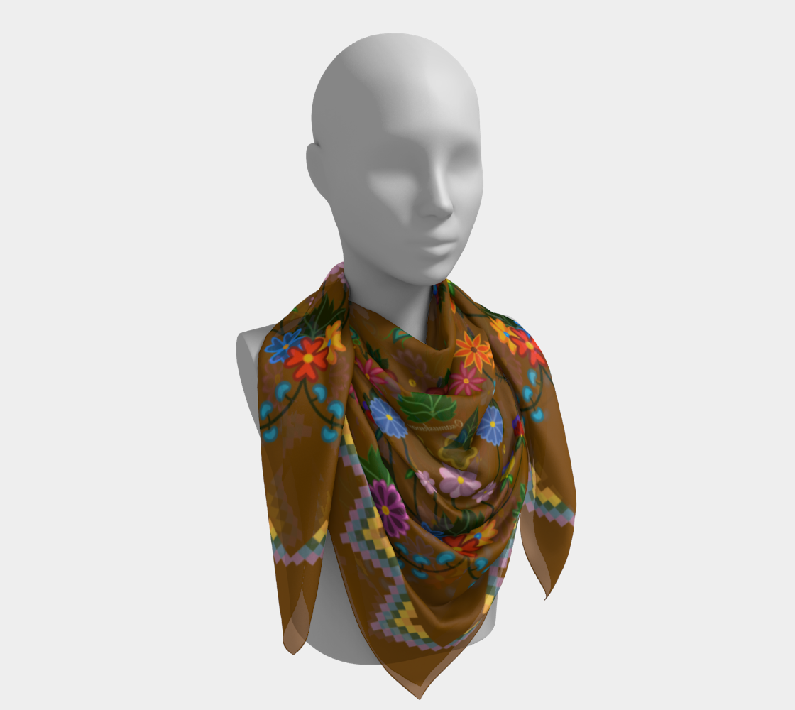 100 % Silk Kokom Scarf