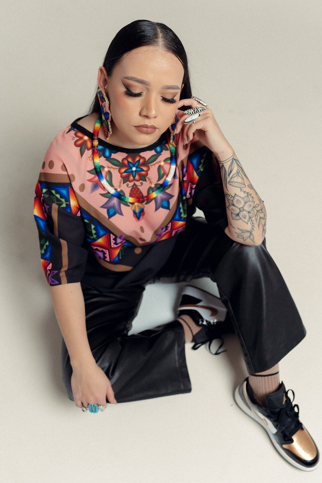 Oversized Chiffon Tee