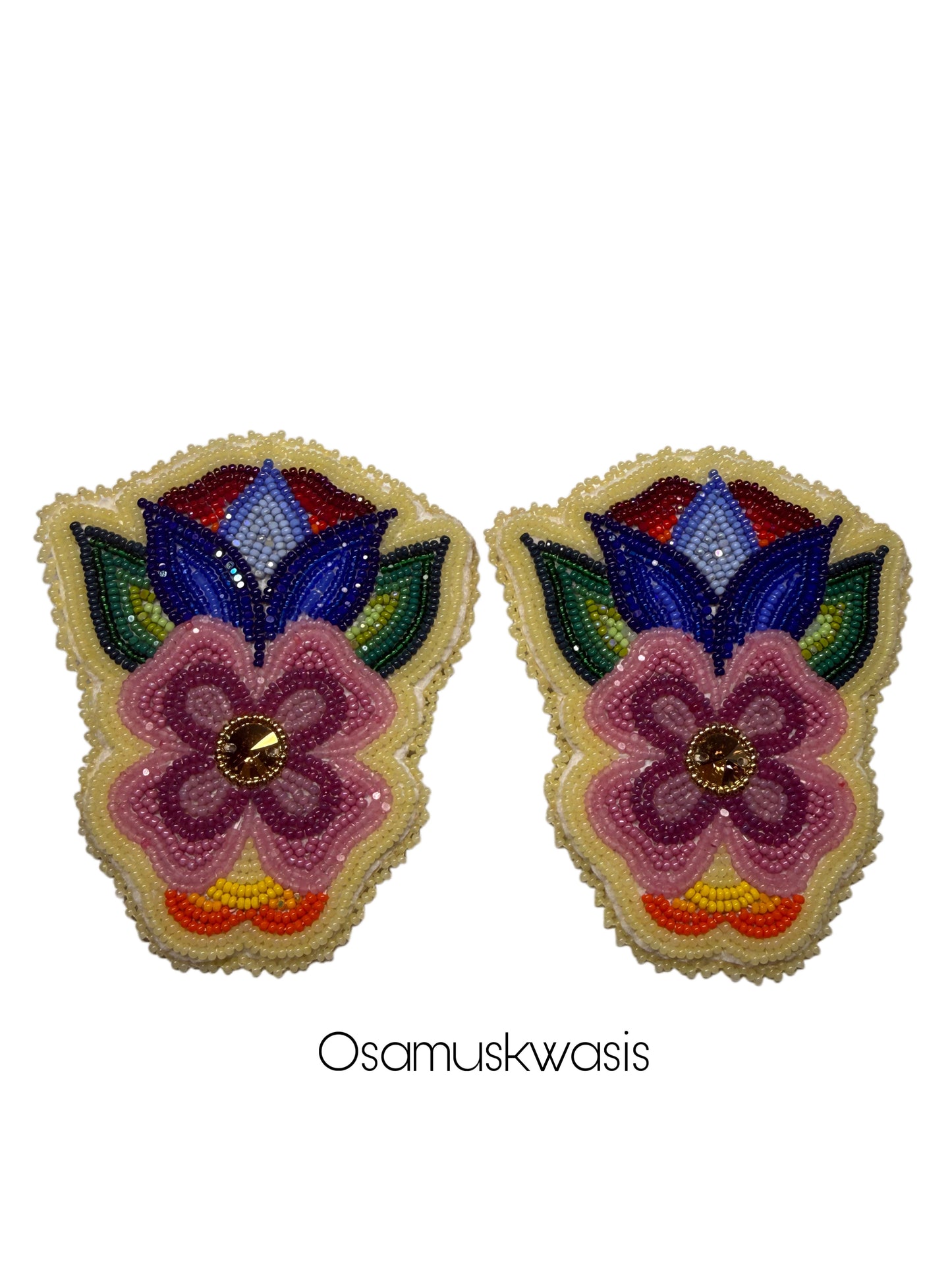 Yellow Floral Earrings