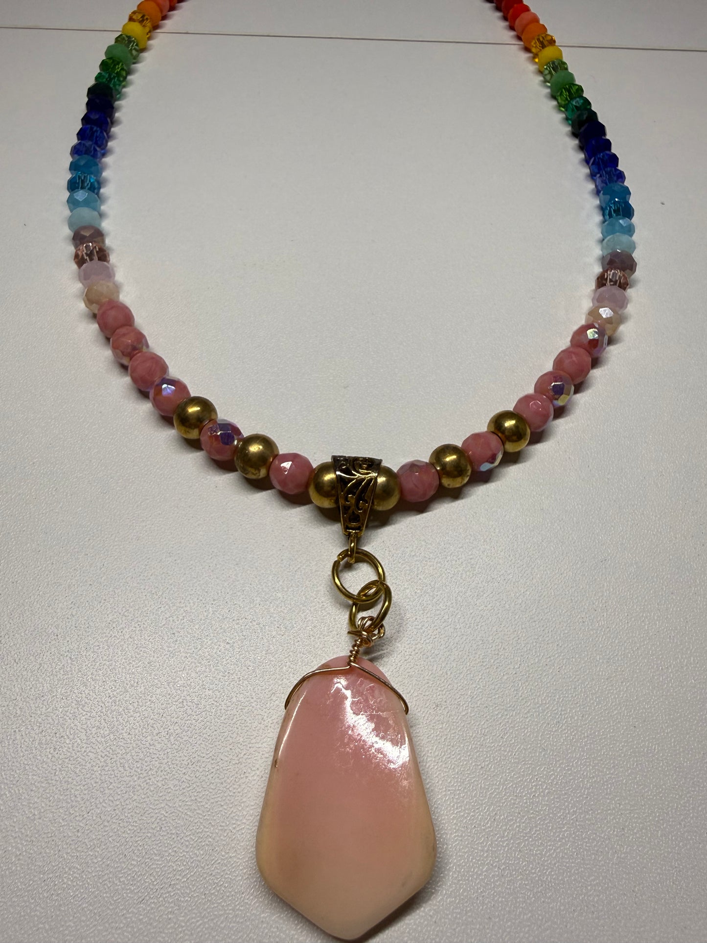 Pink Conch Necklace