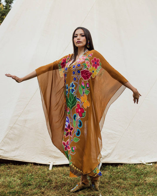 100% luxury silk Kaftan (made to order)