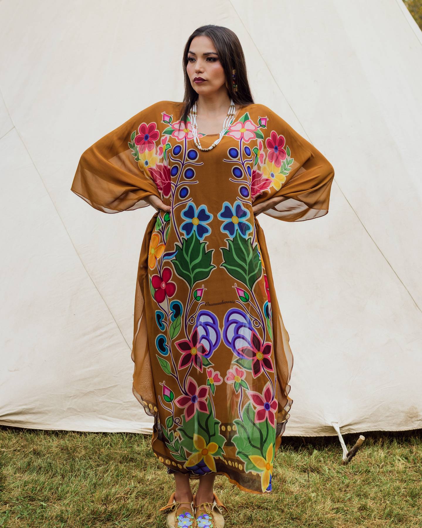 100% luxury silk Kaftan (made to order)