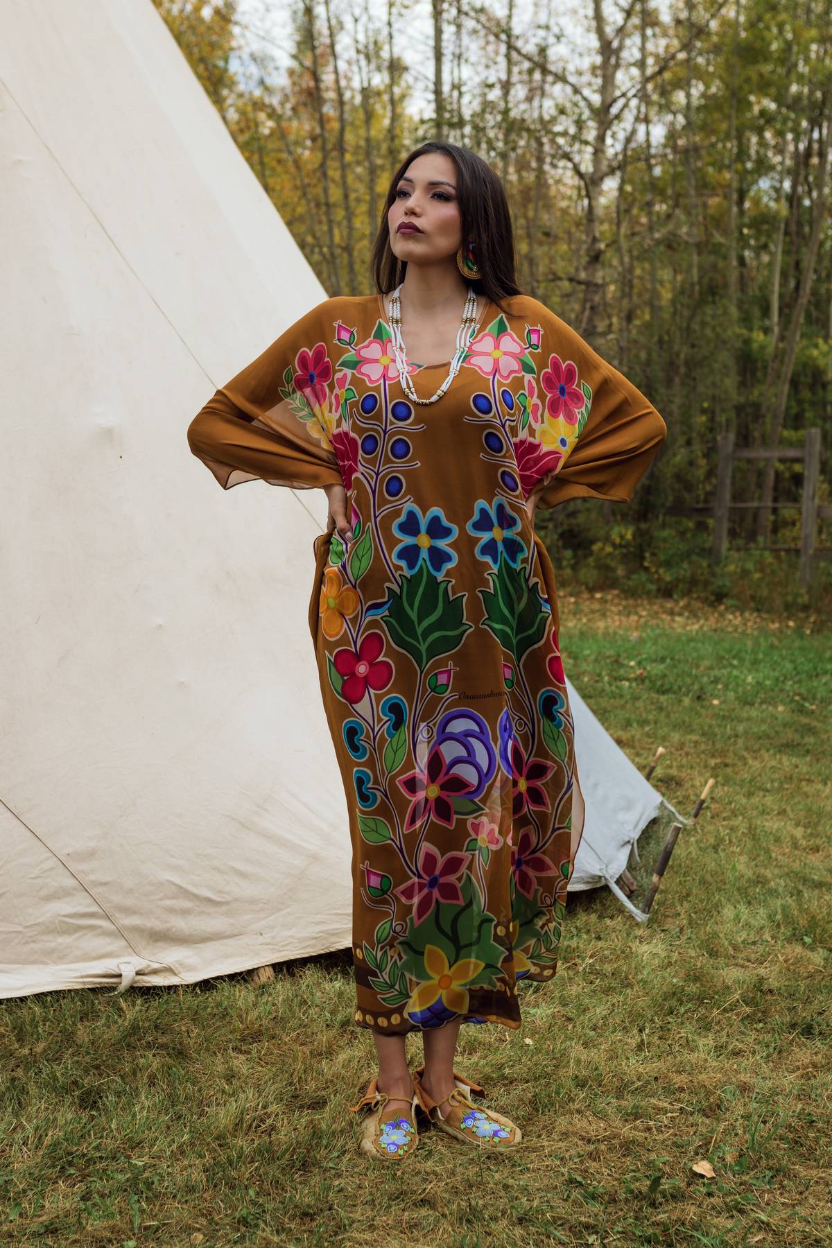 100% luxury silk Kaftan (made to order)