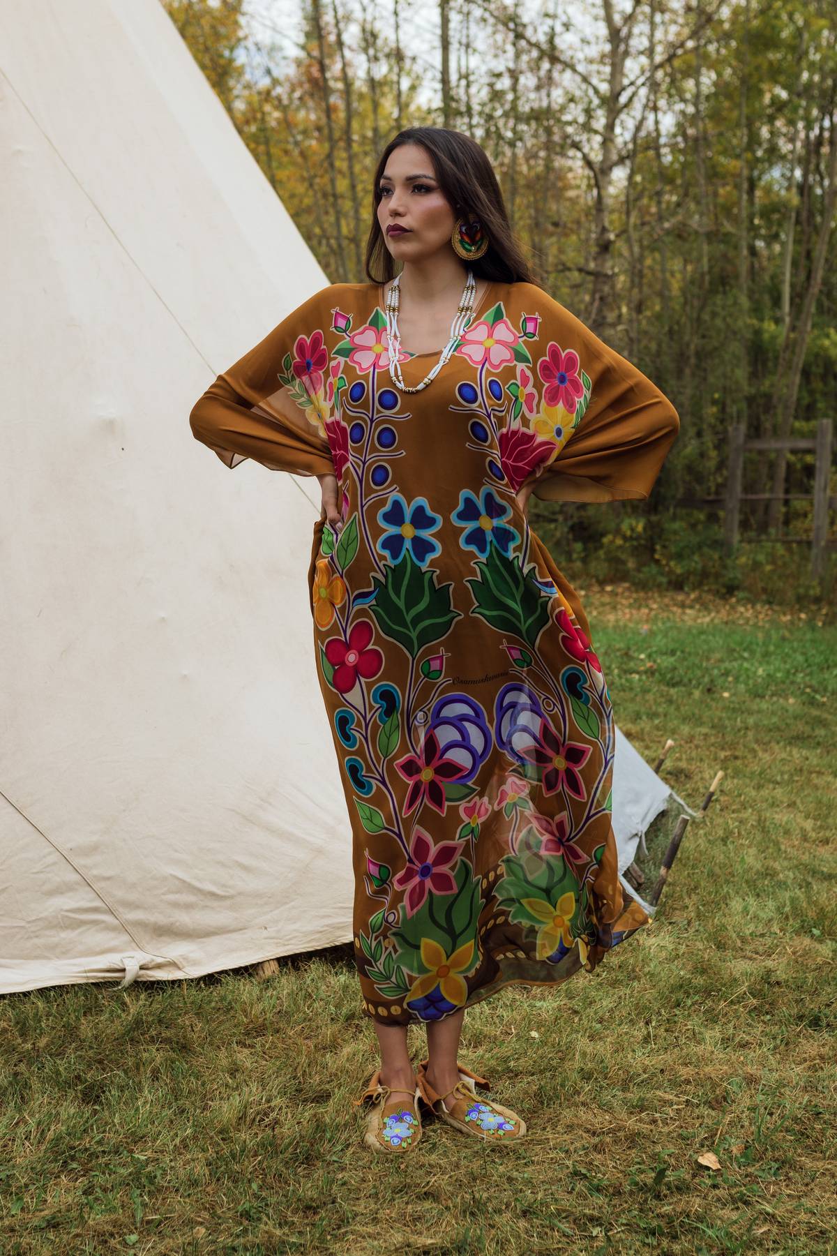 100% luxury silk Kaftan (made to order)