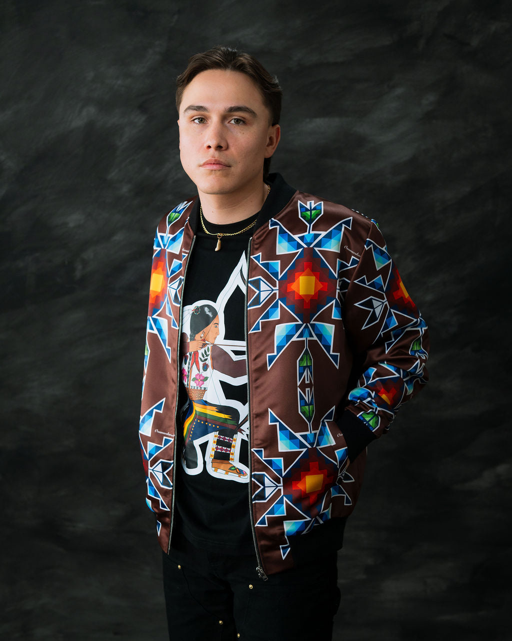 Okichitaw Bomber Jacket Unisex (Made to order)