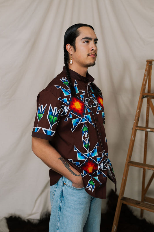 Men's Stand Collar Shirt (Pre Order)