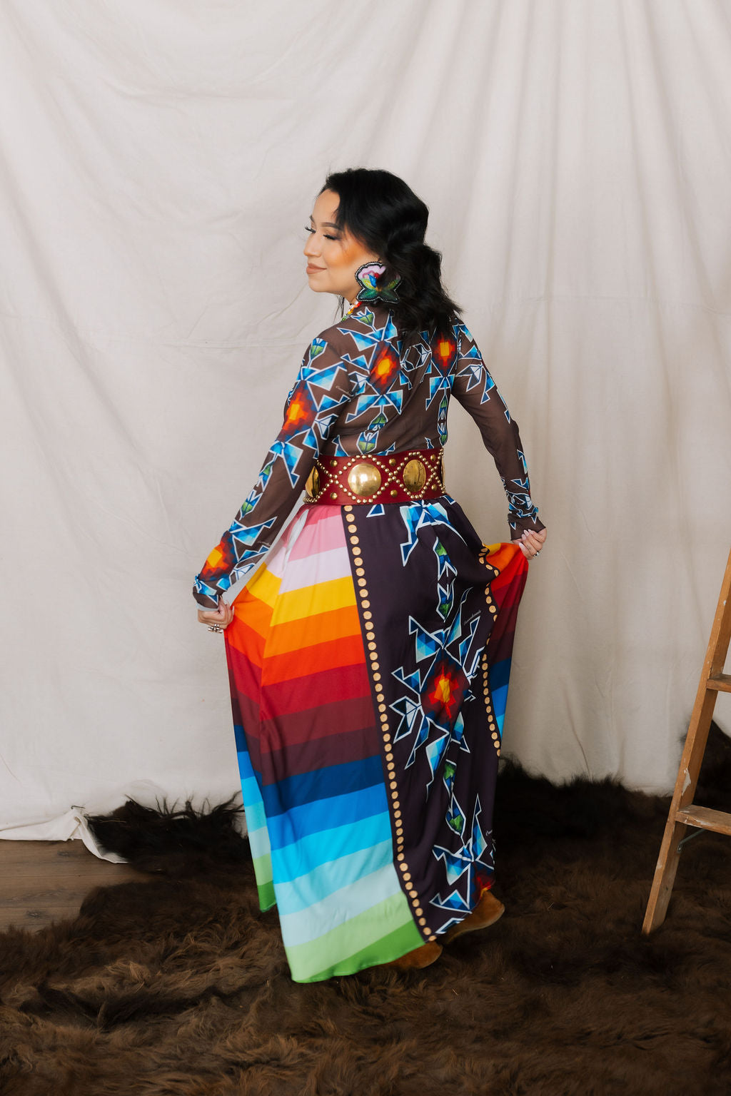 Okichitaw Maxi Skirt (Pre Order)