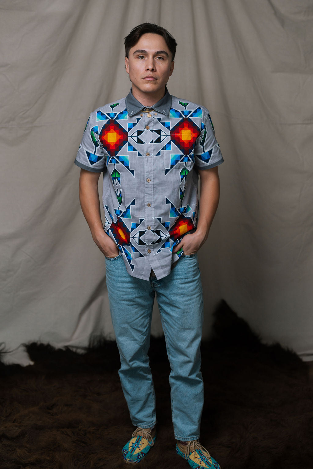 Breathable Cotton Button Up