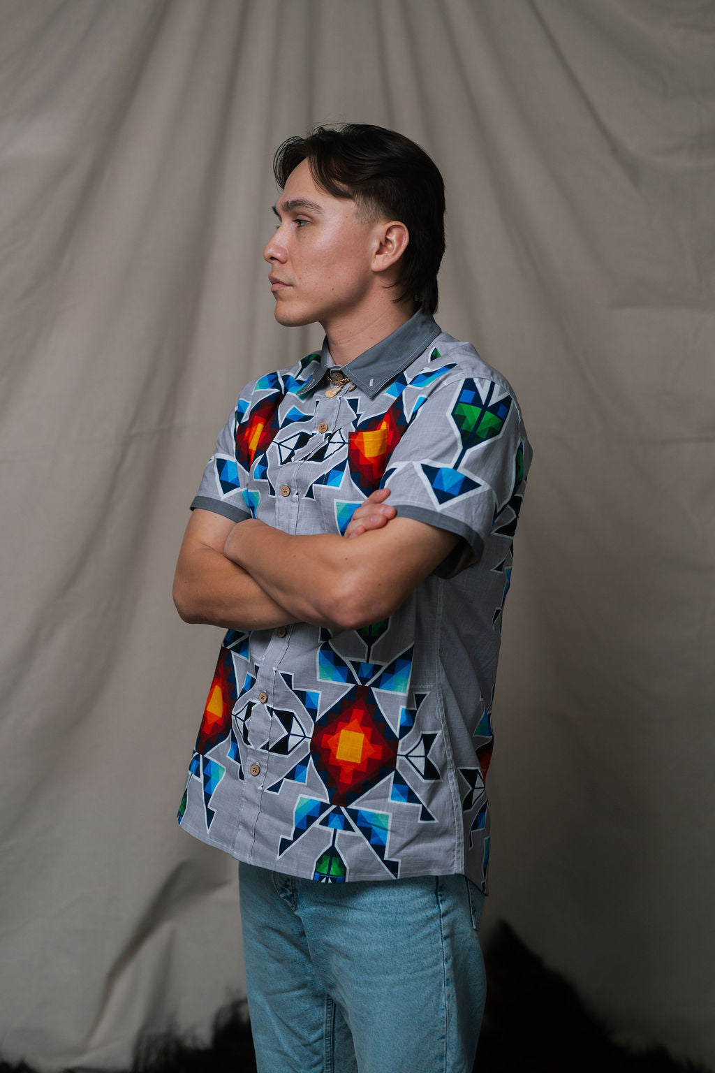 Breathable Cotton Button Up