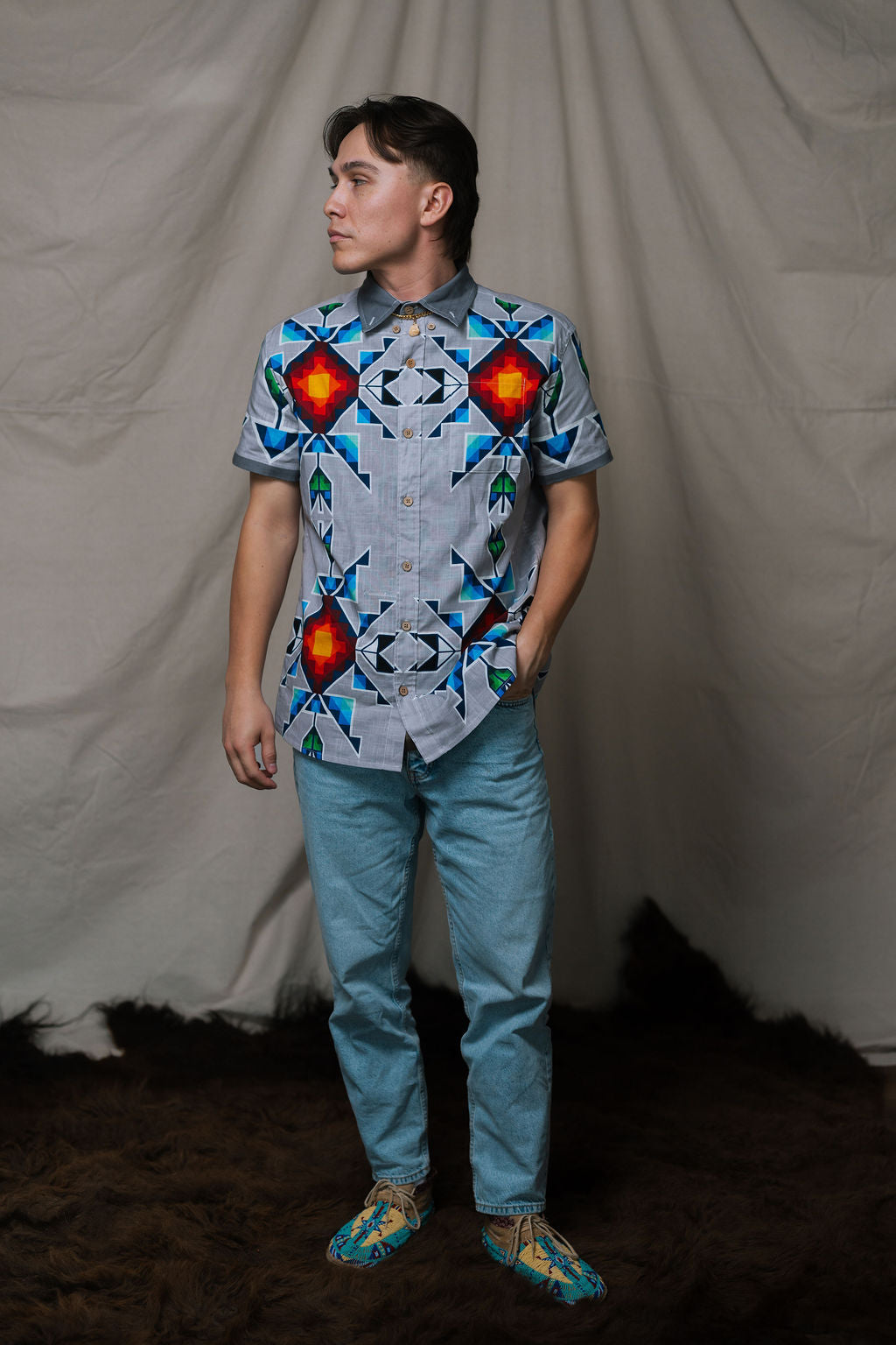 Breathable Cotton Button Up