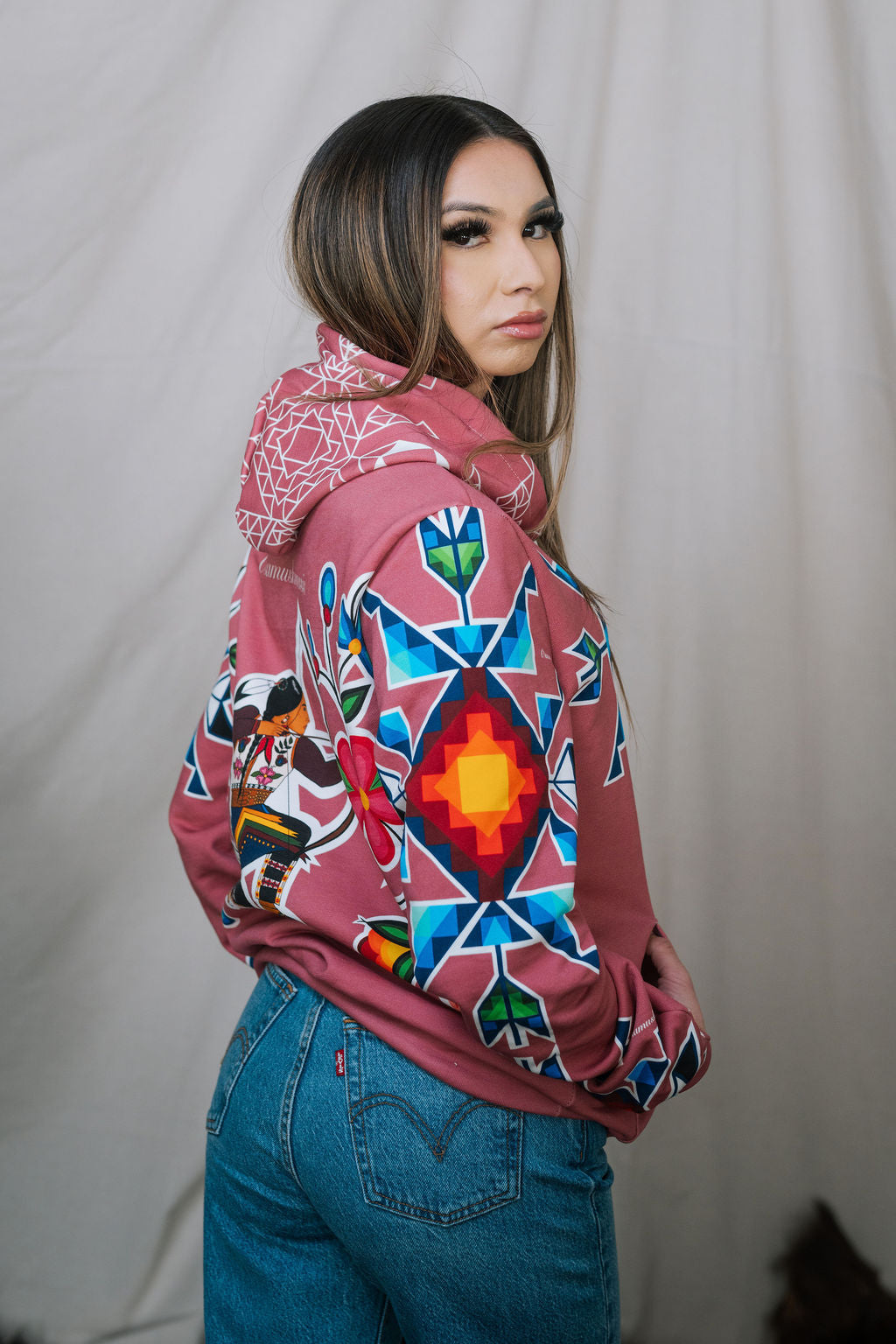 Okichitaw Hoodie 100% Cotton