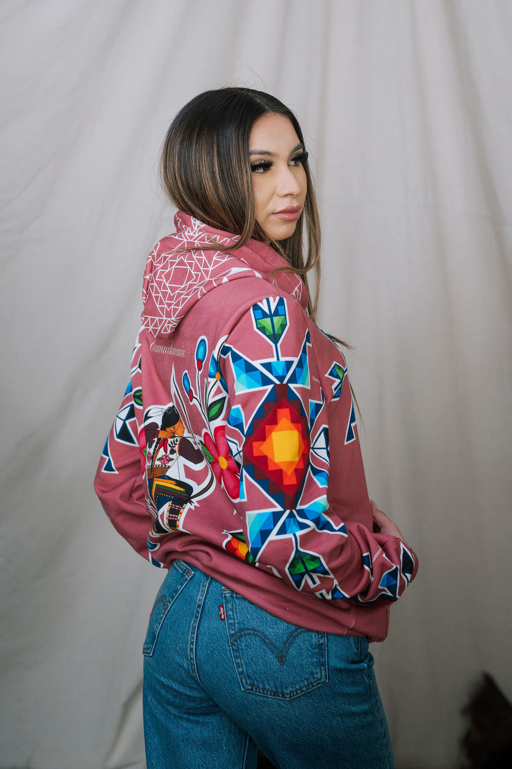 Okichitaw Hoodie 100% Cotton