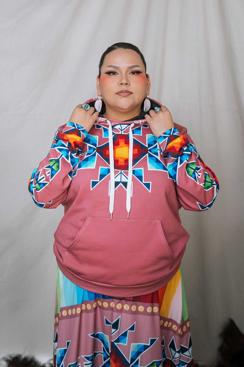 Okichitaw Hoodie 100% Cotton