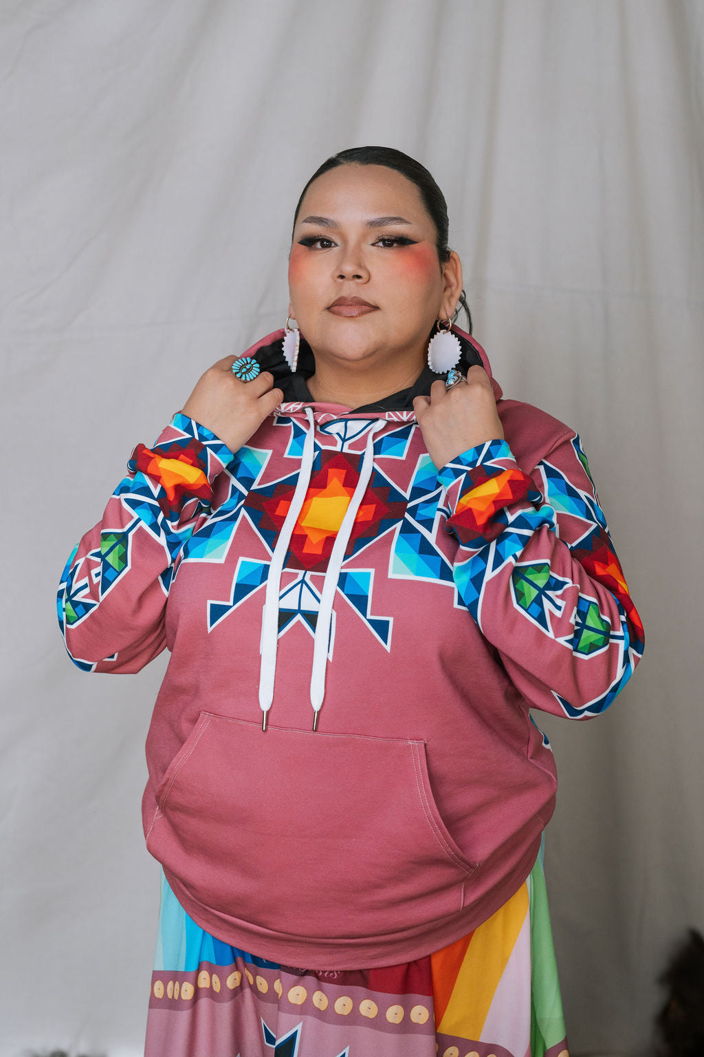 Okichitaw Hoodie 100% Cotton