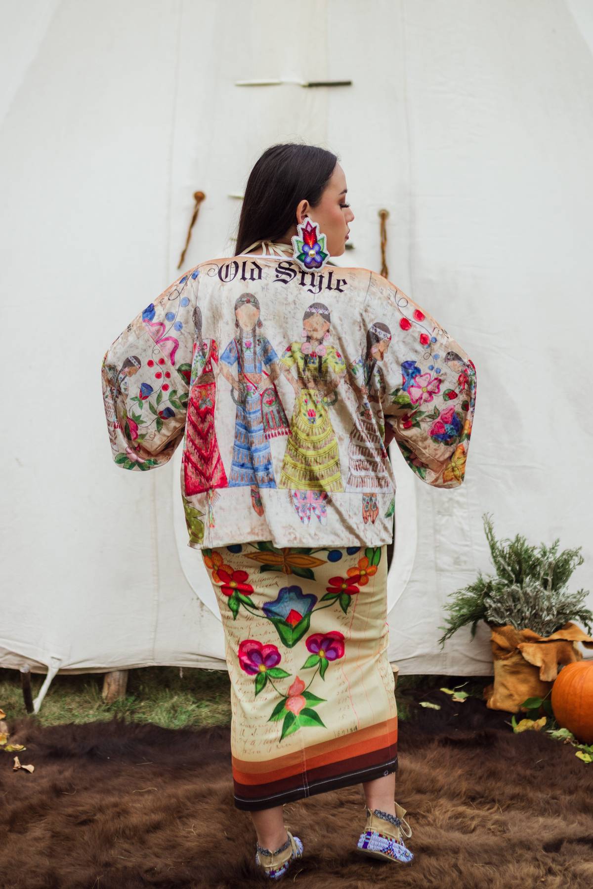 Velvet kimono jacket (Made to order)